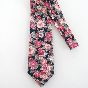 Rooster Vintage Men's Cotton Floral Tie